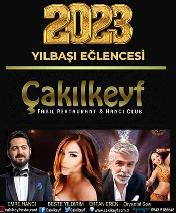 Çakılkeyf Restaurant Yılbaşı 2023