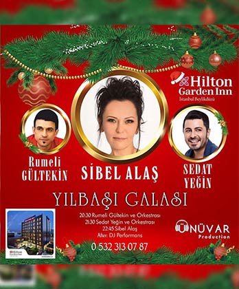 Hilton Garden Inn Beylikdüzü Yılbaşı Programı 2023