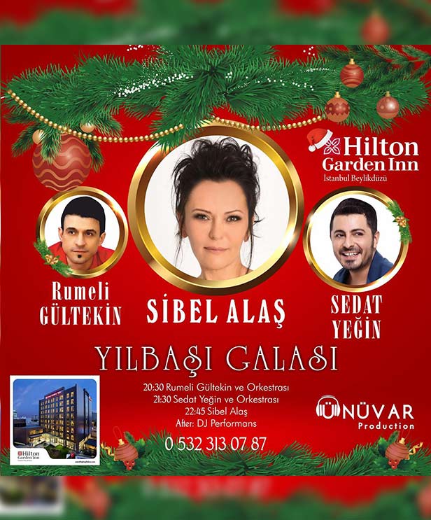 Beylikdüzü Hilton Garden Inn Yılbaşı 2023