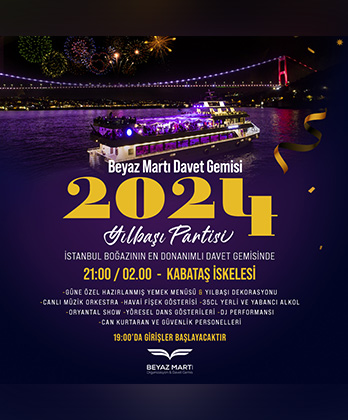 Beyaz Martı Davet Gemisi Yılbaşı 2024
