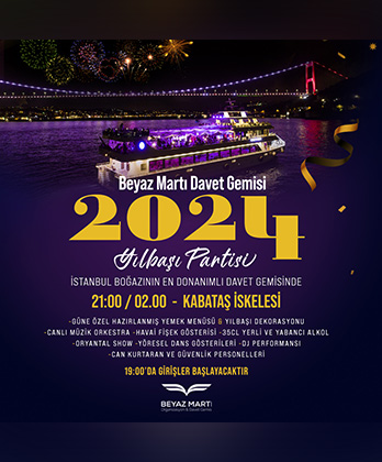 Beyaz Martı Davet Gemisi Yılbaşı 2024