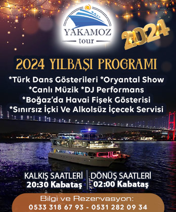 Yakamoz Boğaz Turu ile 2024 Yılbaşı Programı