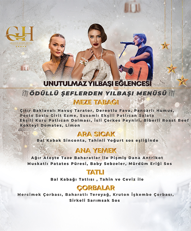 Grand Harilton Hotel İstanbul Yılbaşı Programı 2025