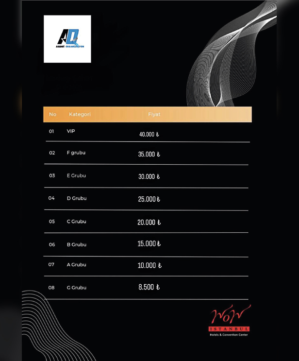 Wow İstanbul Hotel Yılbaşı Programı 2025