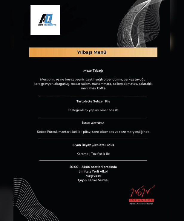 Wow İstanbul Hotel Yılbaşı Programı 2025