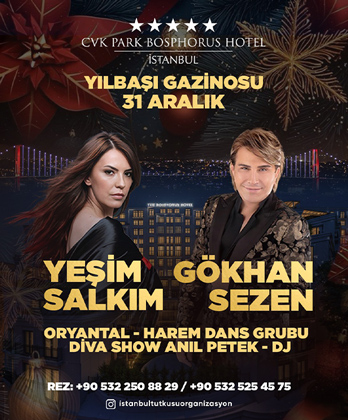 CVK Park Bosphorus Hotel İstanbul Yılbaşı 2026