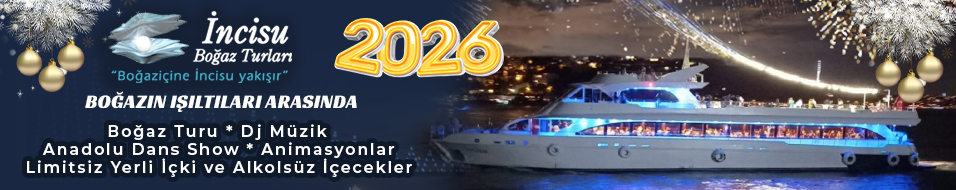 İncisu Yatı Boğaz Turu Yılbaşı 2026