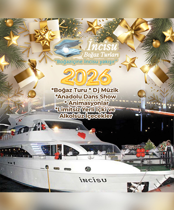 İncisu Yatı Boğaz Turu Yılbaşı 2026
