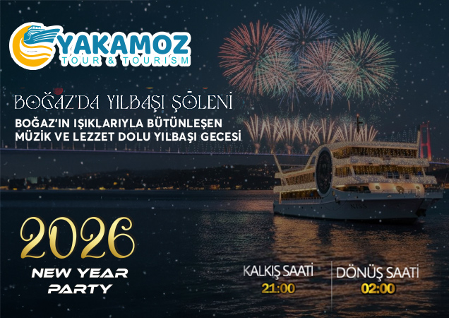 Yakamoz Boğaz Turu 2026 Yılbaşı Programı