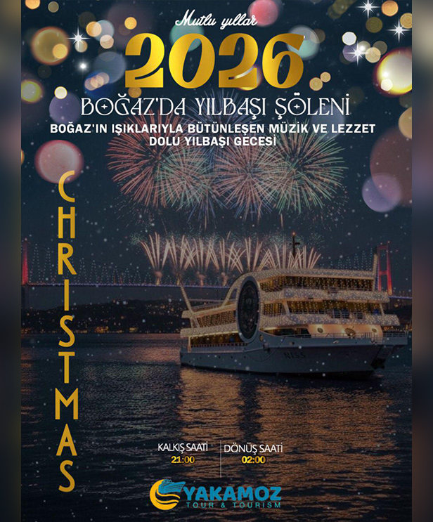 Yakamoz Boğaz Turu 2026 Yılbaşı Programı